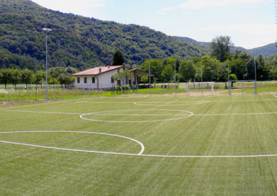 Impiantistica sportiva – campo in erba sintetica – San Leonardo (UD)