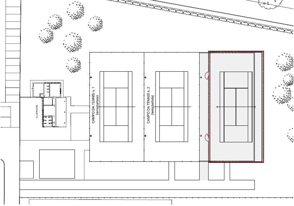 Nuovo campo da tennis coperto – Mortegliano (UD)