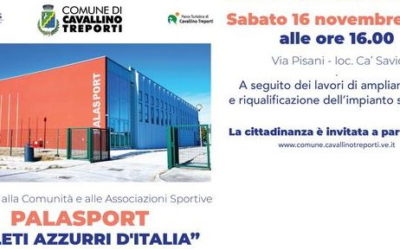 Ampliamento Palasport di Ca’ Savio a Cavallino Treporti (VE)