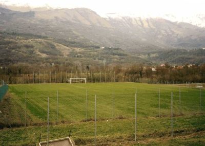 Campo di calcio con spogliatoi ed opere esterne – Aviano (PN)