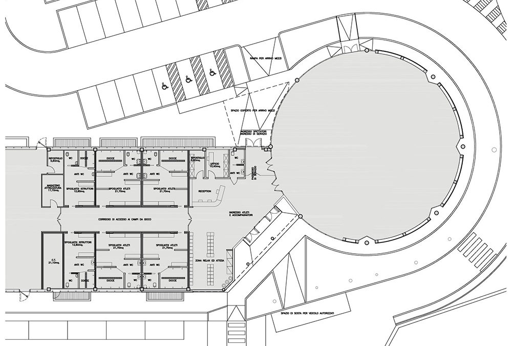 Riqualificazione edificio “ex-mercato” in centro sportivo integrato – Monfalcone (GO)