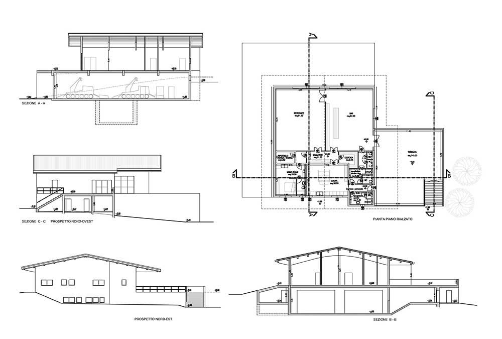 Ristrutturazione ex-stazione di valle Monte Canin – Sella Nevea (UD)