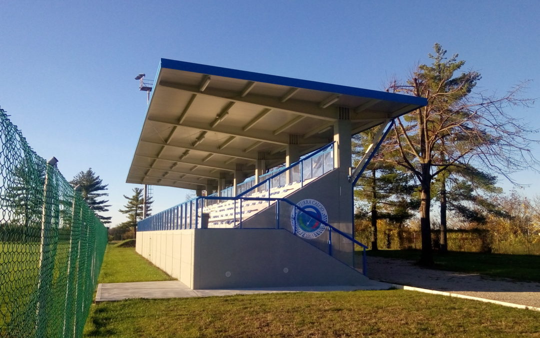 Riqualificazione campo di calcio comunale, nuova tribuna – Premariacco (UD)