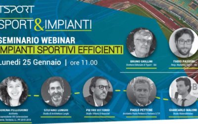 Seminario webinar: Impianti sportivi efficienti – Gennaio 2021