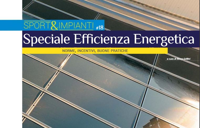 Speciale efficienza energetica  TSport n.336 Dicembre 2020 – Palestra scolastica Precenicco