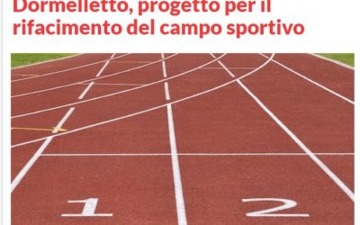 Rifacimento impianto atletica leggera a Dormelletto