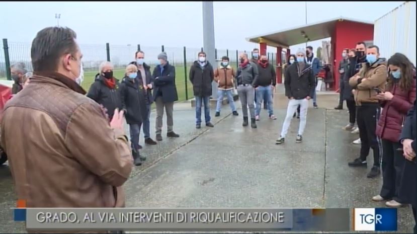 Campo di calcio a Fossalon di Grado