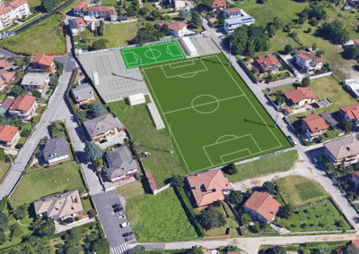 Sistemazione campo di calcio “Federale” di via Cormor – Udine