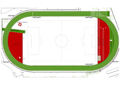 Rifacimento della pista di atletica presso lo Stadio “P.Tumiotto” – Ponte di Piave (TV)