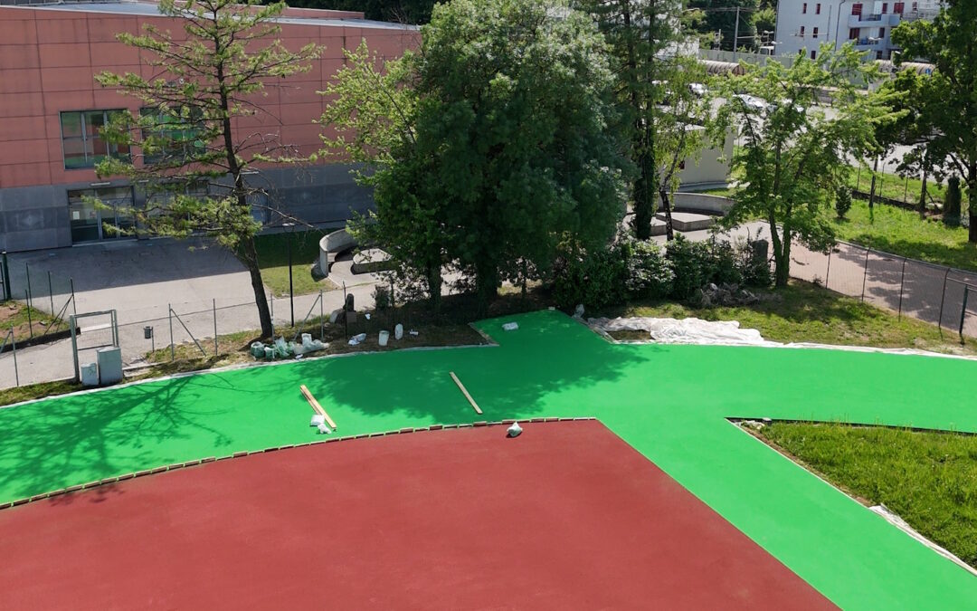 Rifacimento della pista di atletica presso lo Stadio “P.Tumiotto” – Ponte di Piave (TV)
