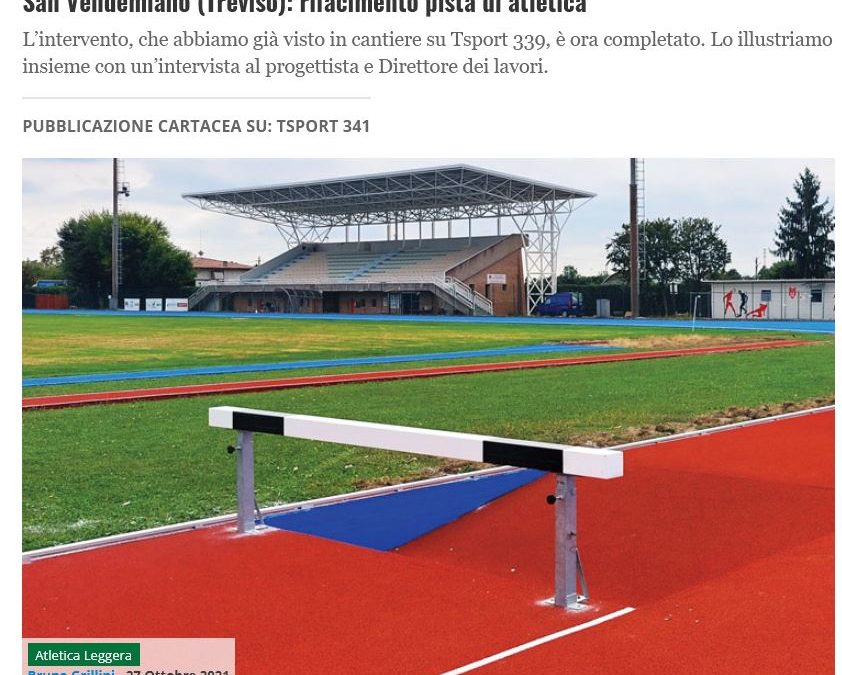 Rifacimento pista di atletica di San Vendemiano