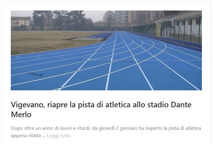 Rigenerazione Stadio “Dante Merlo” a Vigevano