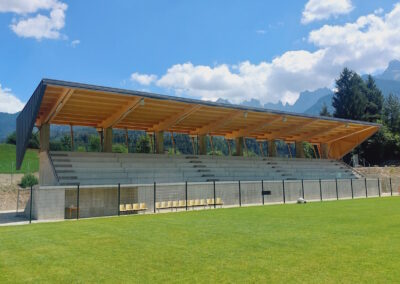 Nuove tribuna campo sportivo ed interventi correlati – Lozzo di Cadore (BL)