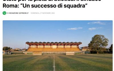 Riqualificazione impianto atletica leggera a Ponte di Piave