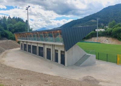 Nuove tribuna campo sportivo ed interventi correlati – Lozzo di Cadore (BL)