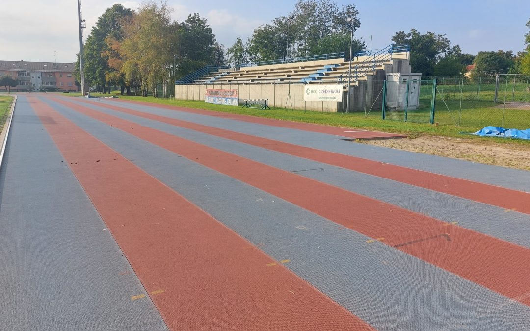 Rifacimento pista di atletica del centro polisportivo di via Velden – Gemona (UD)