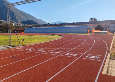 Rifacimento pista di atletica del centro polisportivo di via Velden – Gemona (UD)