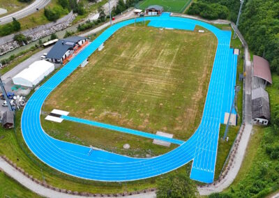 Rifacimento della pista di atletica presso il Polisportivo “Maurizio Siega” – Tarvisio (UD)