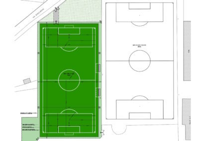 Nuovo campo da calcio in erba sintetico (n.3)- Bussolengo (VR)