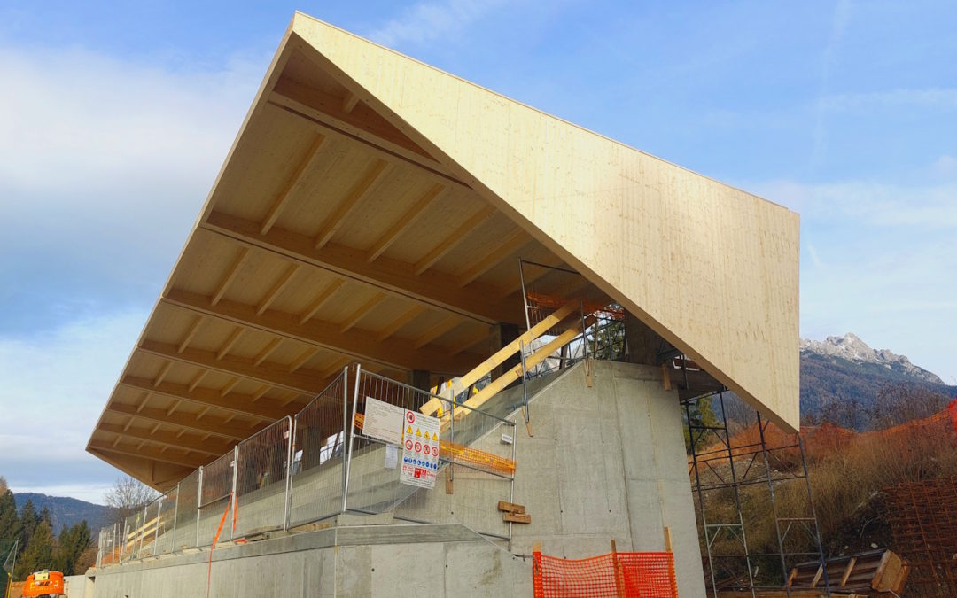 Nuove tribuna campo sportivo ed interventi correlati – Lozzo di Cadore (BL)