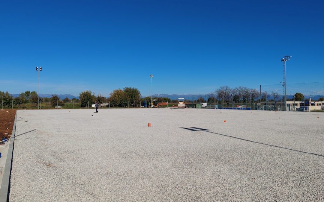Nuovo campo da calcio d’allenamento in erba sintetica – Talmassons (UD)