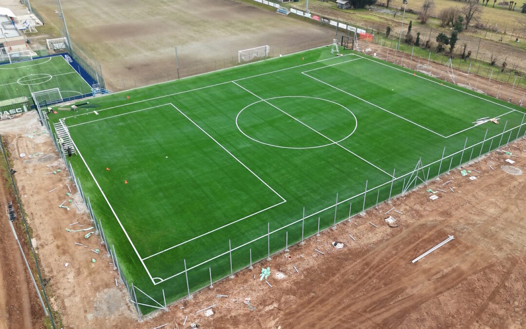 Nuovo campo da calcio d’allenamento in erba sintetica – Talmassons (UD)