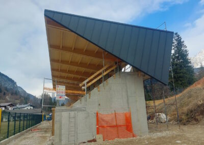 Nuove tribuna campo sportivo ed interventi correlati – Lozzo di Cadore (BL)