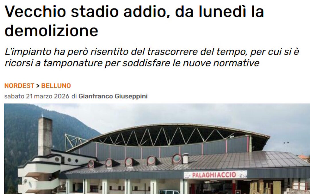 Nuovo Palaghiaccio – Auronzo di Cadore