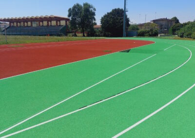 Rifacimento della pista di atletica presso lo Stadio “P.Tumiotto” – Ponte di Piave (TV)